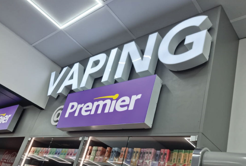 SignsGlasgow-VapingPremier-3dbuiltupletters-3dletters--indoorsigns-bestsigns-uksignage-signsuk-wallsign-aluminiumletters-wallletters-durablesigns-scottishsigns-outsidesigns-aluminiumsigns-01