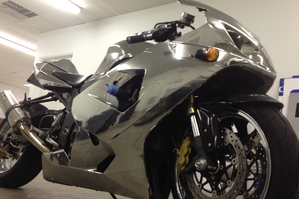 Full Chrome wrap bike